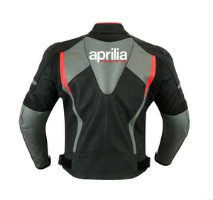 Aprilia Motorcycle Racing Leather Jacket
