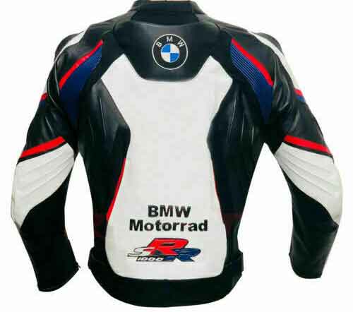 BMW SRR 1000 Motorcycle Leather Jacket back