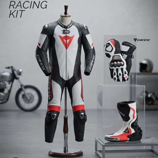 laguna seca 4 motorcycle leather suit boots and gloves
