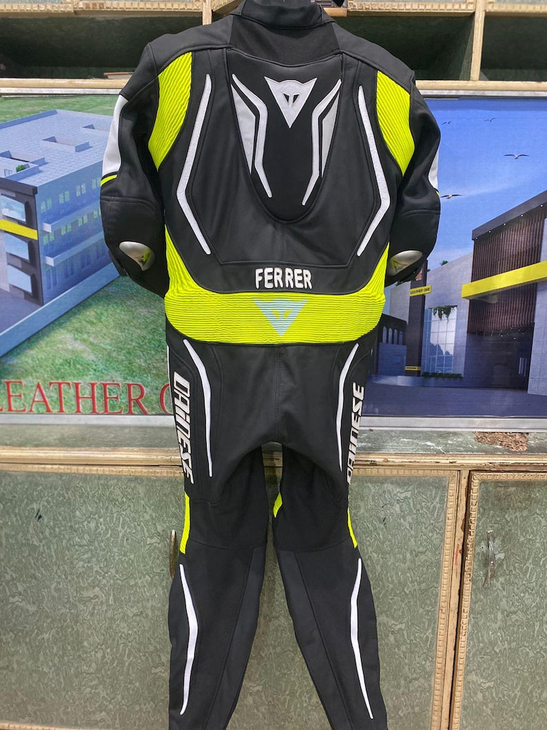 Customized Misano 2 Motorcycle Leather Racing Motorbike Suit Gloves Shoes Boots Full Kit
