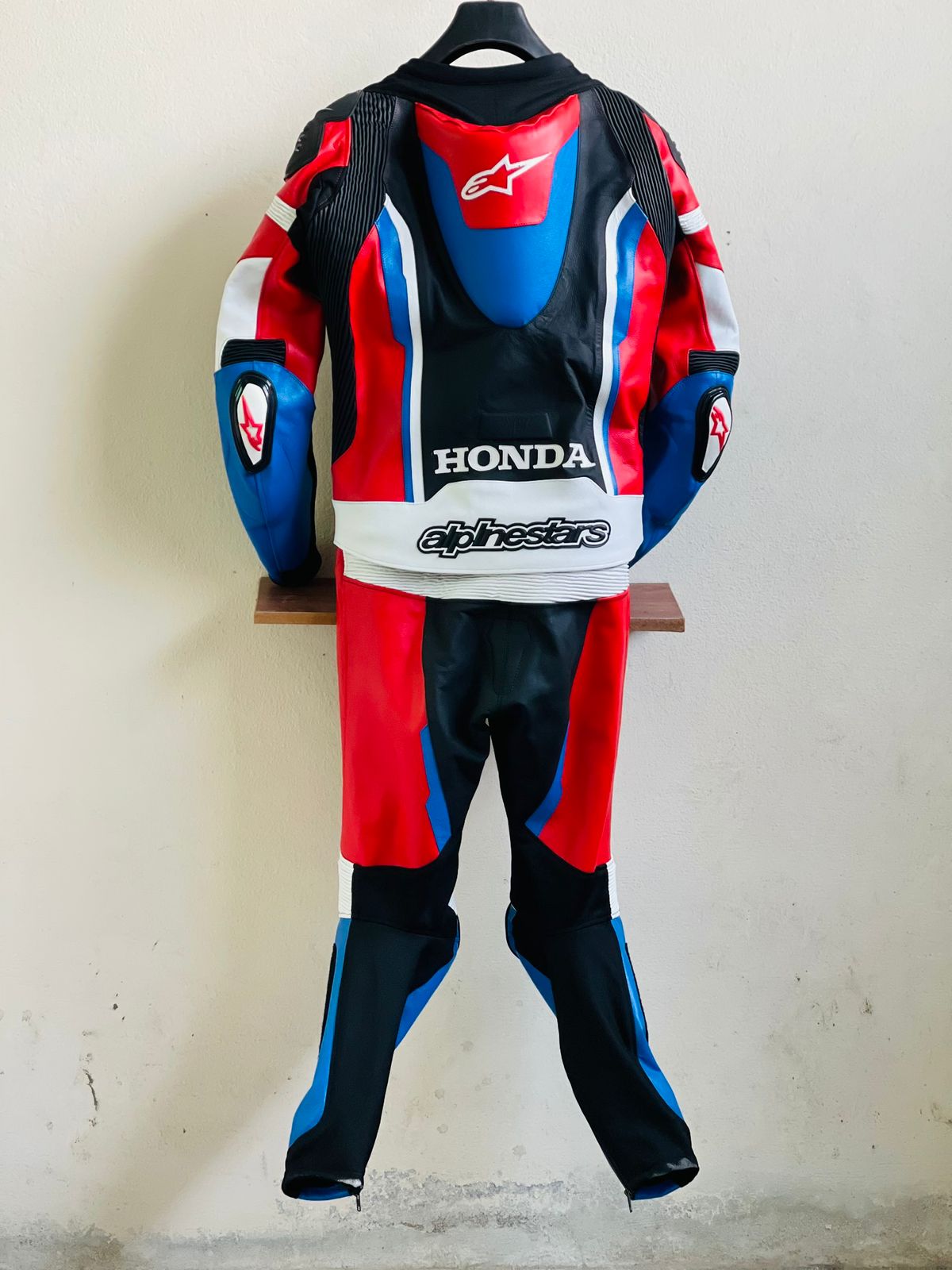 Honda GP Pro V2 One Piece Motorcycle Leather Suit