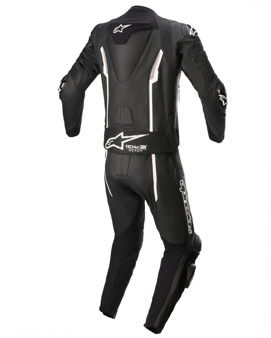 Replica Missile V2 Two Piece Motorcycle Leather Suit White / Black