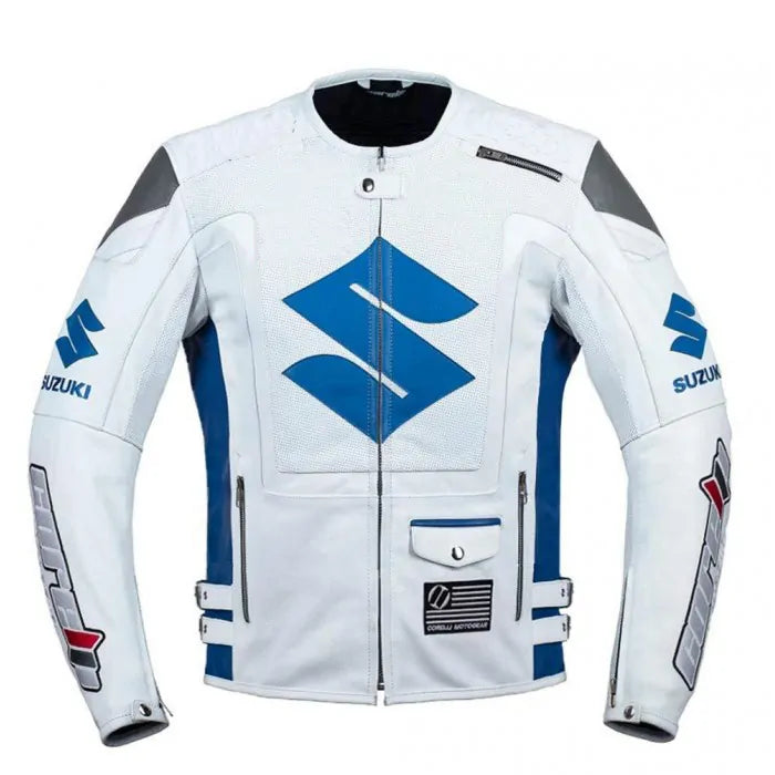 Leather 2025 suzuki jacket
