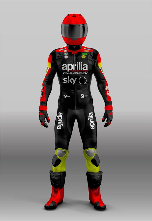 Aleix Espargaro MotoGP Aprilia Racing Suit Custom Design - Motorbike Racing 1