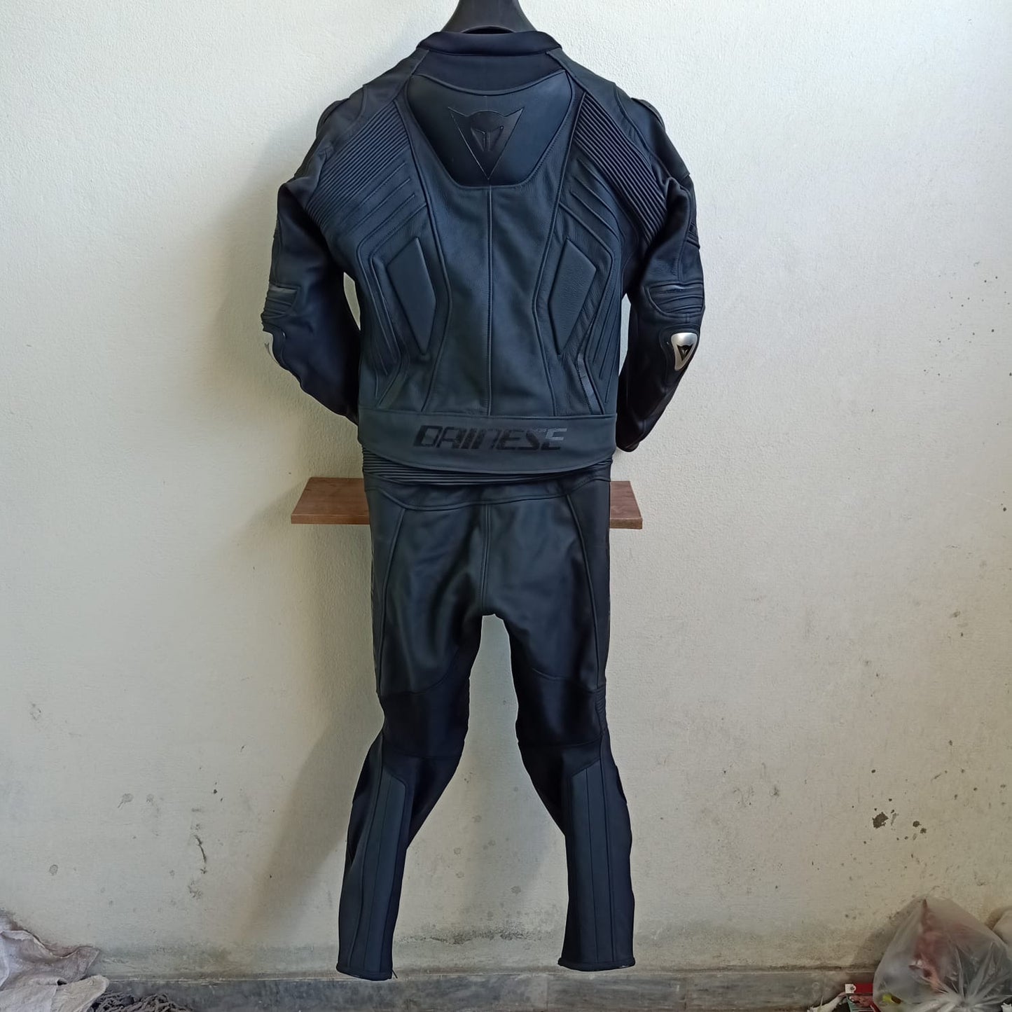 DAMOTOGEAR Super Speed Leather Suit – Full Black