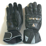 DAG 016 Full Metal D6 Motorbike Black/Gray Motorcycle Gloves