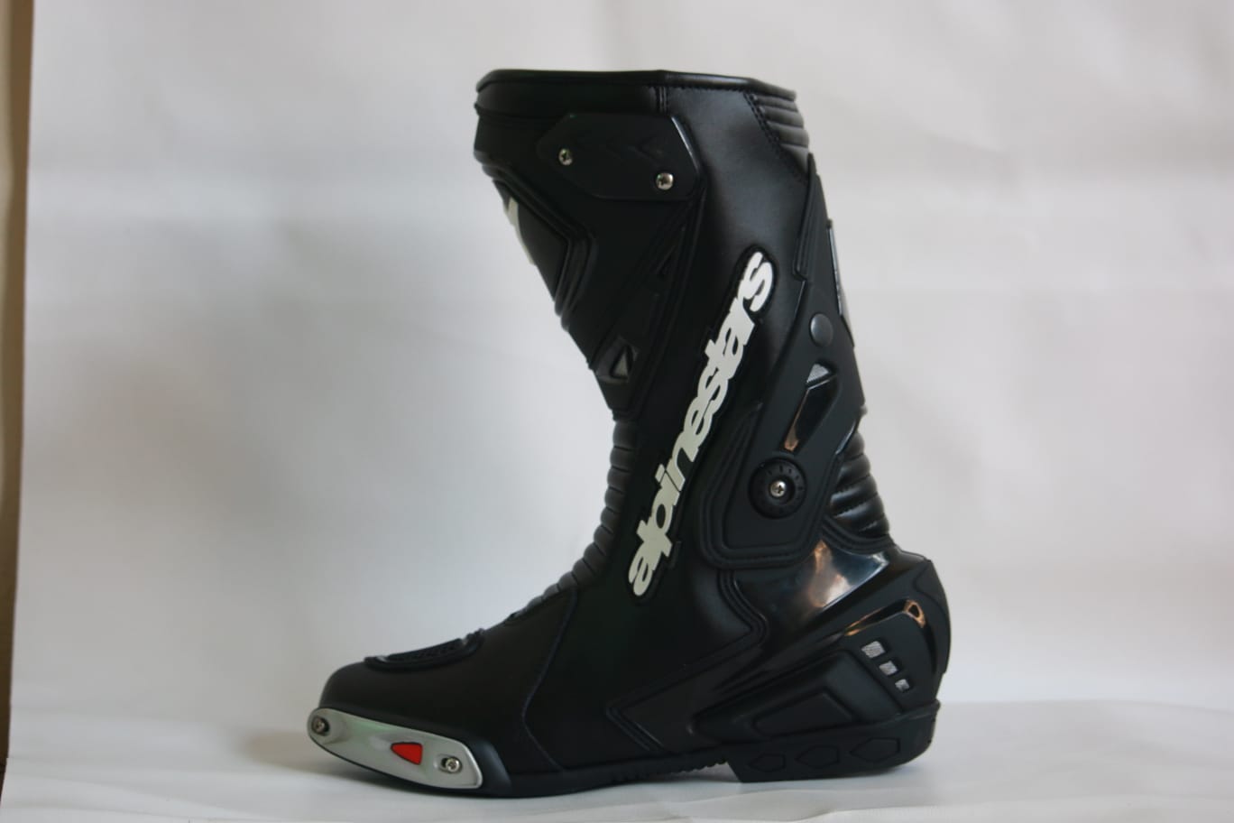 Black Alpinestar Celer Replica Motorcycle Leather Suit Two Piece / Gp Pro Gloves / Gp Pro Boots