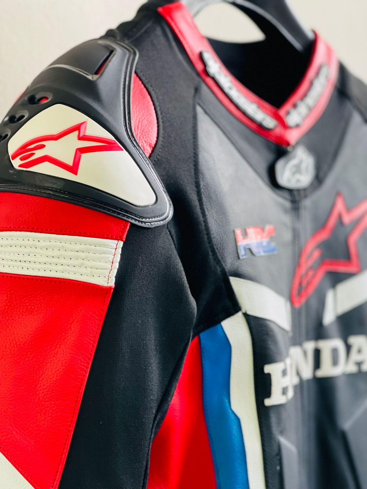 Honda GP Pro V2 One Piece Motorcycle Leather Suit