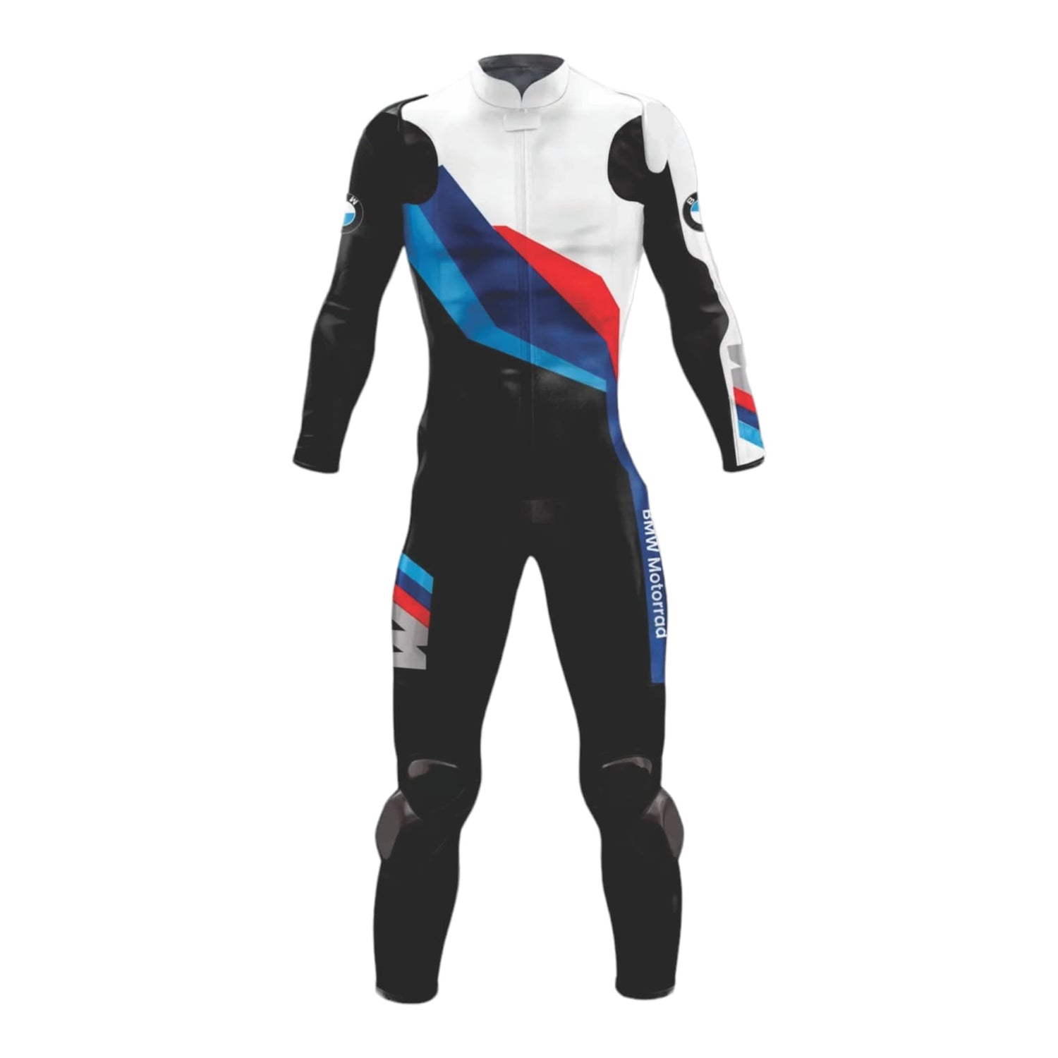 2024 Alpino Ultra-BMW White Leather Racing Suit front