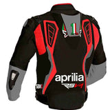 Aprilia 1 Motorcycle Racing Leather Jacket
