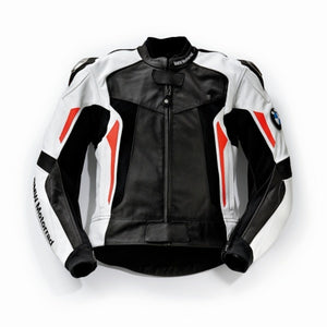 BMW black and White Sport Motorcycle Jacket