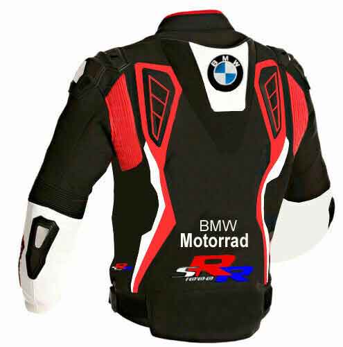 BMW Motorrad Motorcycle S1000RR Leather Jacket back