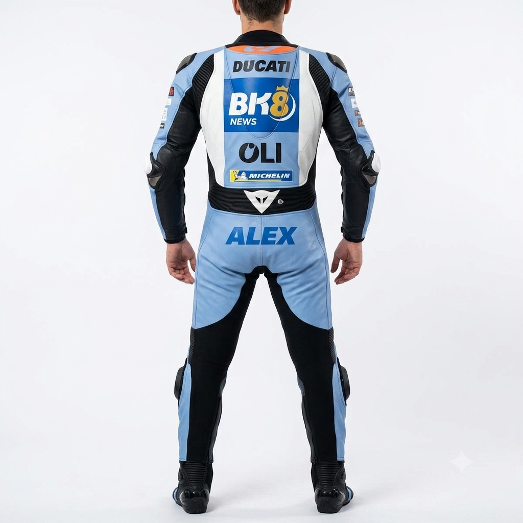 Alex Marquez Ducati Gresini MotoGP Racing Suit 2026 back