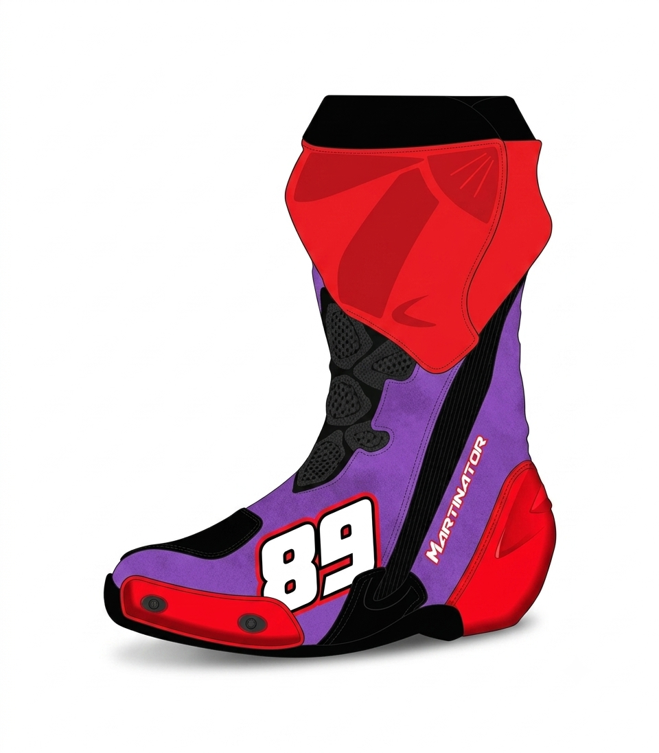 Jorge Martin MotoGP 2024 Leather Race Boots