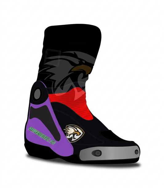 Franco Morbidelli MotoGP 2024 Leather Race Boots
