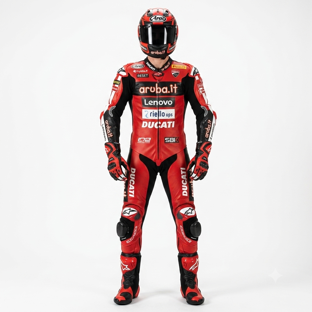 Iker Lecuona WSBK Racing Suit Ducati 2026 front