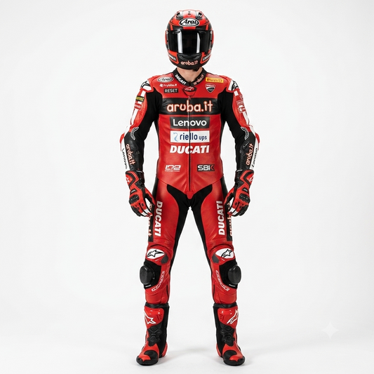 Iker Lecuona WSBK Racing Suit Ducati 2026 front