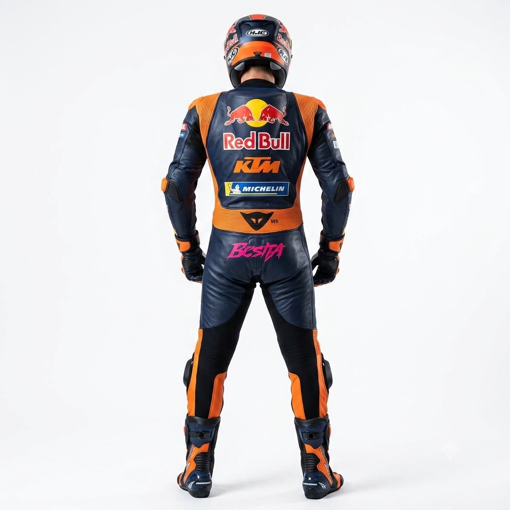 Enea Bastianini MotoGP Racing Suit Red Bull KTM 2026 back