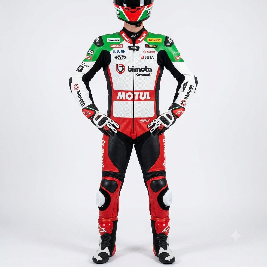 Alex Lowes WSBK Racing Suit Kawasaki 2026 front