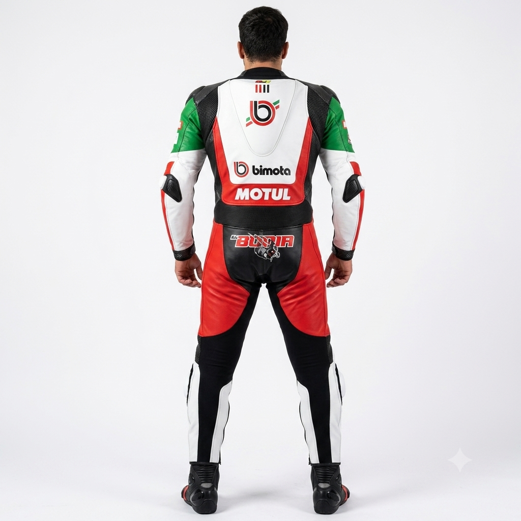 Axel Bassani WSBK Racing Suit Kawasaki 2026 back