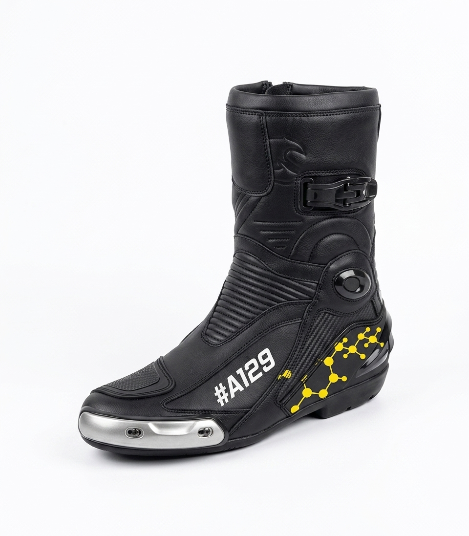 Andrea Iannone Dot Pattern MotoGP 2017 Leather Boots