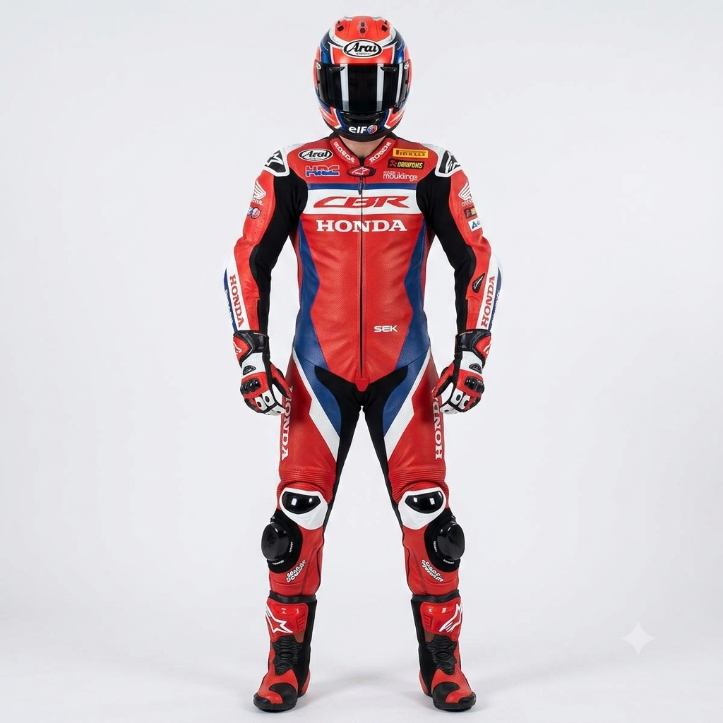 Jonathan Rea WSBK Racing Suit Honda 2026 front