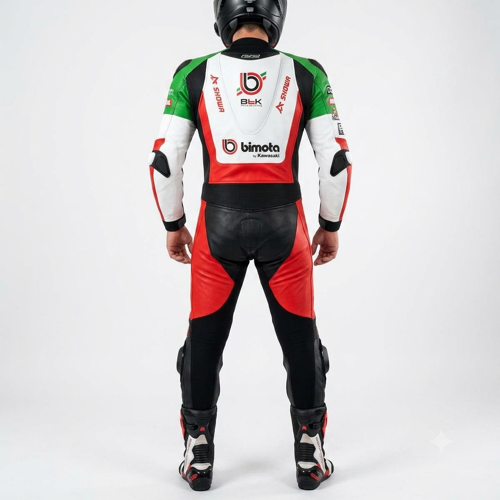 Alex Lowes WSBK Racing Suit Kawasaki 2026 back