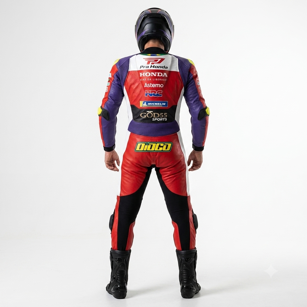 Diogo Moreira MotoGP Racing Suit Honda LCR 2026 back