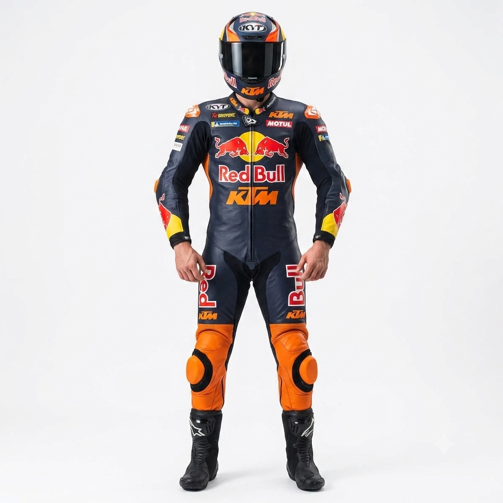 Enea Bastianini MotoGP Racing Suit Red Bull KTM 2026 frotn 