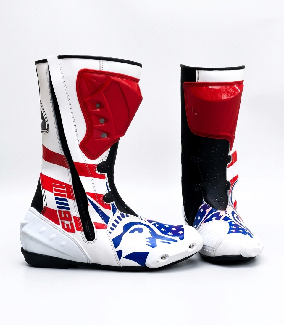 Marc Marquez Honda Repsol AmericasGP 2017 Leather Boots