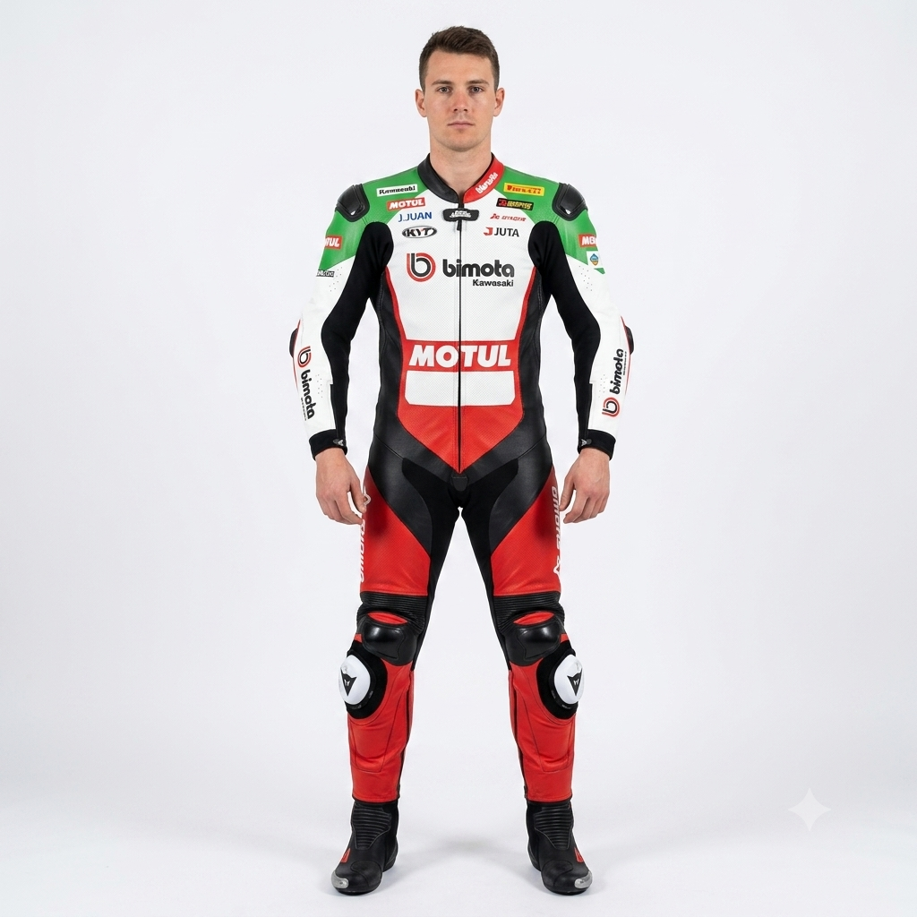 Axel Bassani WSBK Racing Suit Kawasaki 2026 front