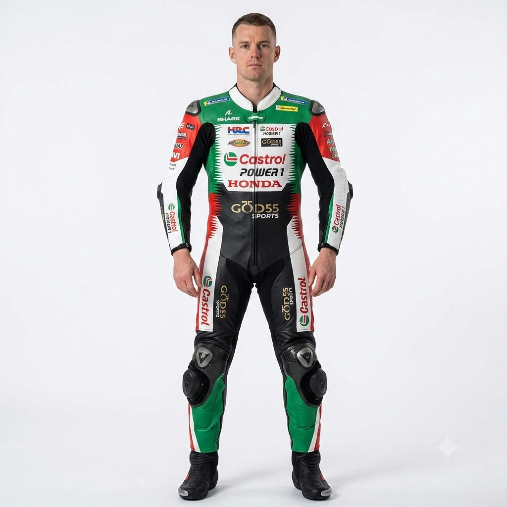 Johann Zarco MotoGP Racing Suit Honda 2026 front