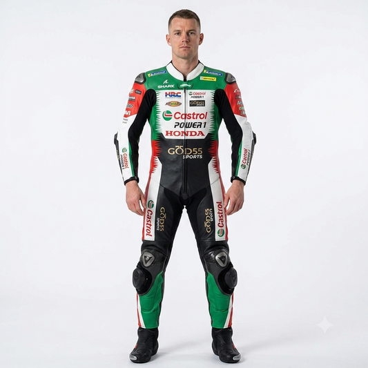 Johann Zarco MotoGP Racing Suit Honda 2026 front