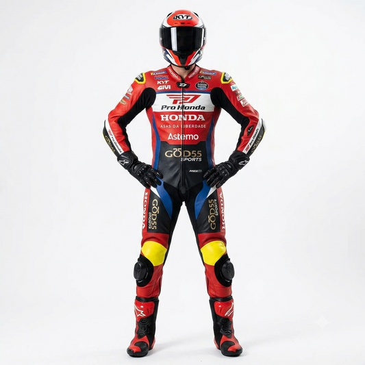 Diogo Moreira MotoGP Racing Suit Honda LCR 2026 front 