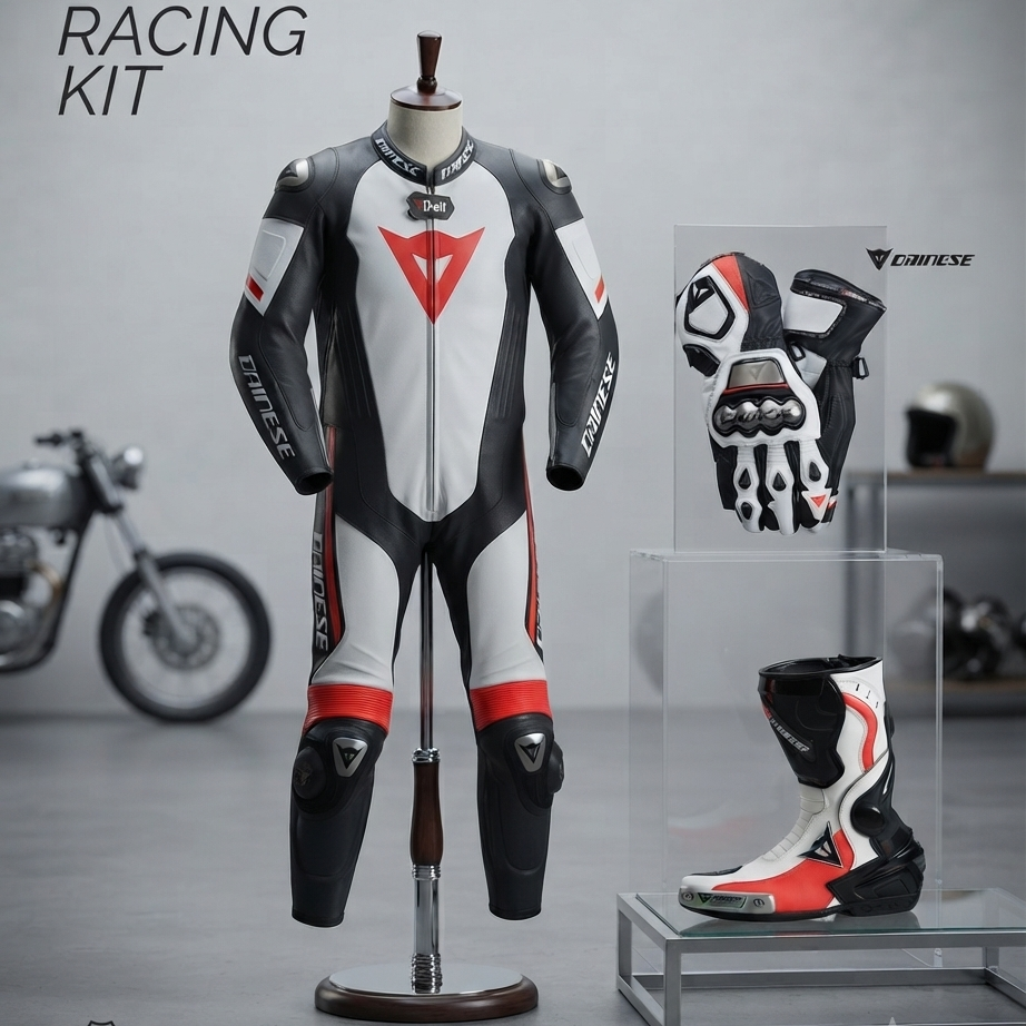 laguna seca 4 motorcycle leather suit boots and gloves