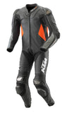 KTM Motorcycle Racing Black Leather Suit
