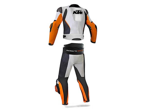 KTM Racing White And Black Motorcycle Suit
