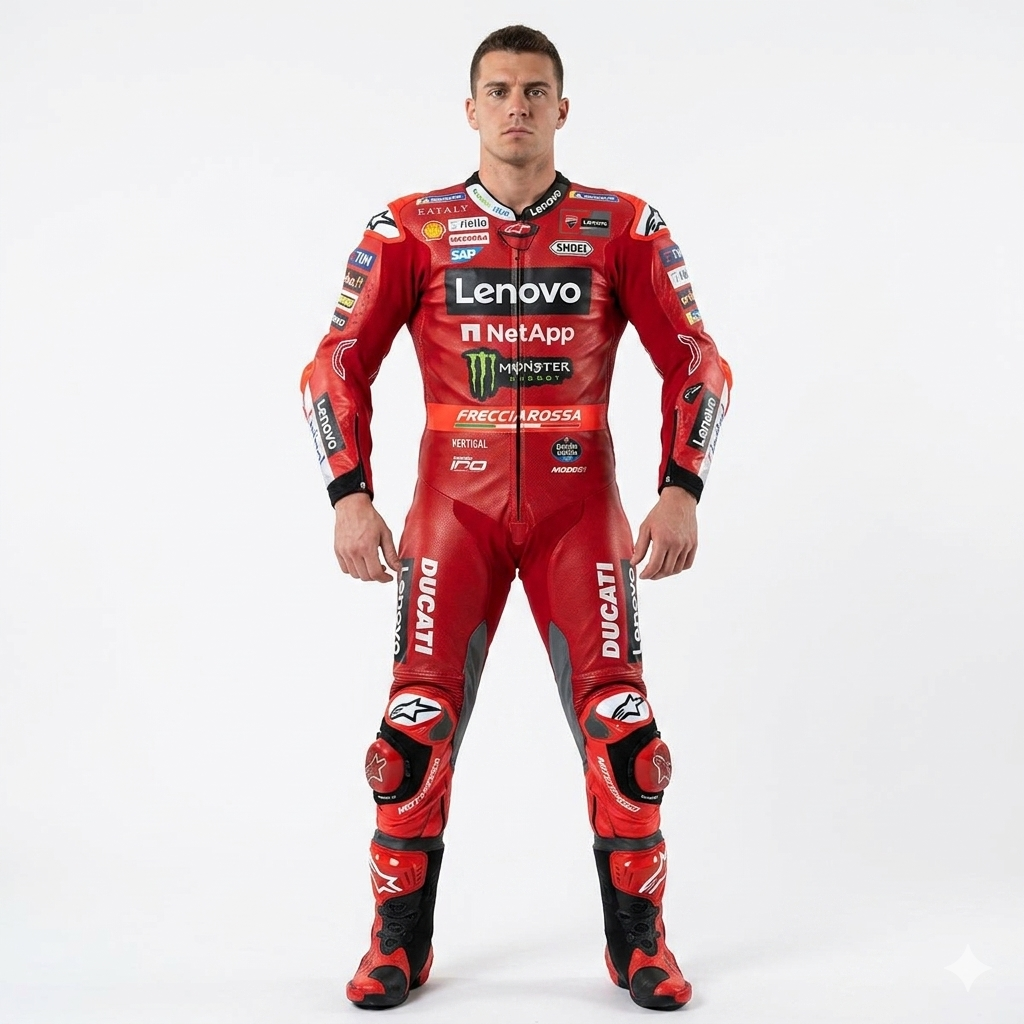 Marc Marquez Moto GP 2026 Leather Suit Front