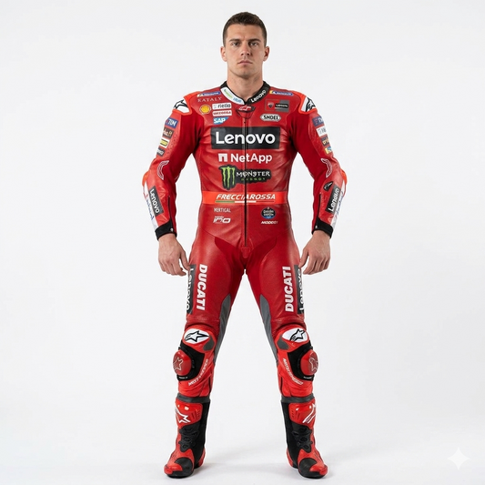 Marc Marquez Moto GP 2026 Leather Suit Front