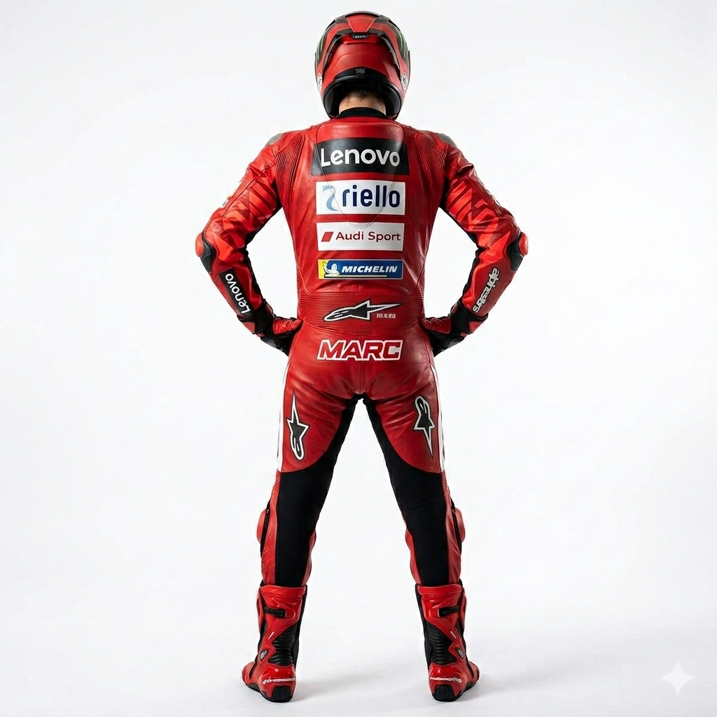 Marc Marquez Moto GP 2026 Leather Suit Back