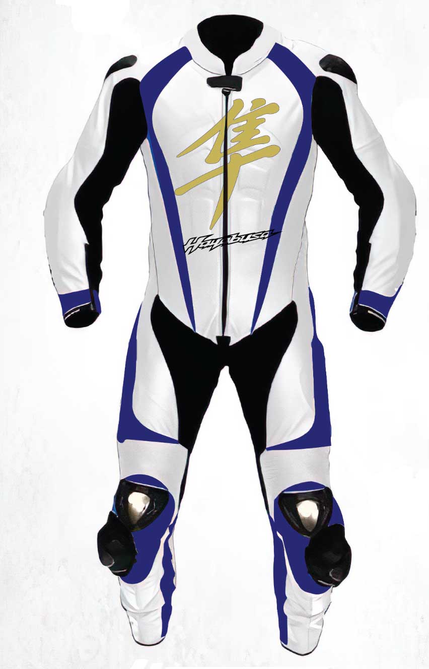 Suzuki Hayabusa Motorcycle Racing Leather Suit 1