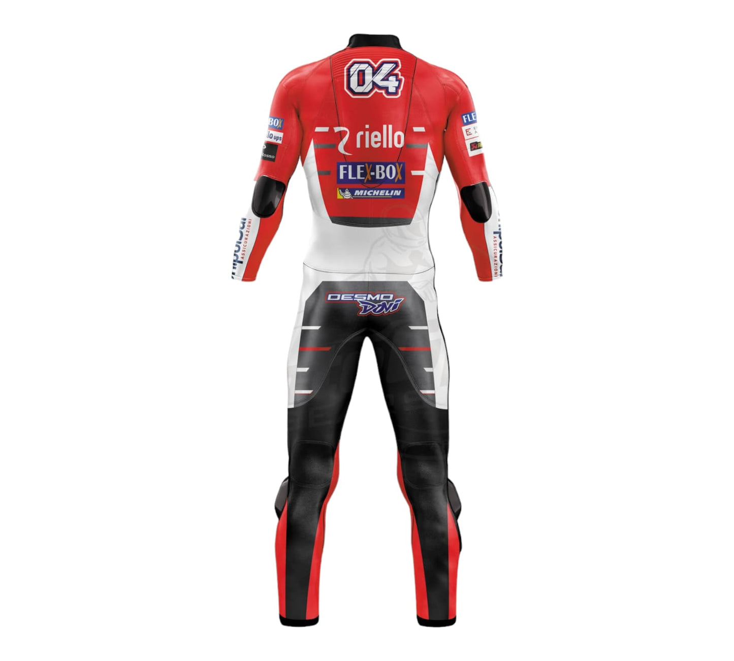 Ducati Andrea Dovizioso 2018 Racing Black One or Two Piece Motorcycle Suit