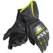 DAG 014 Metal D1 Black/Yellow Motorcycle Gloves