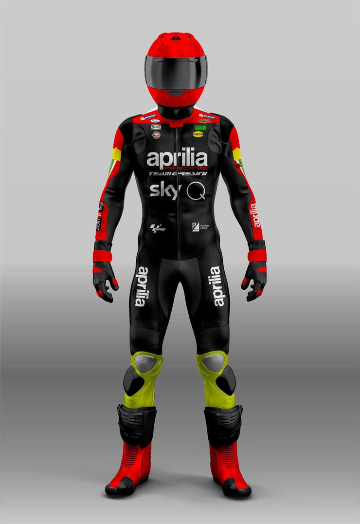 Aleix Espargaro MotoGP Aprilia Racing Suit Custom Design - Motorbike Racing - 1 Piece & 2 Piece Racing Suit