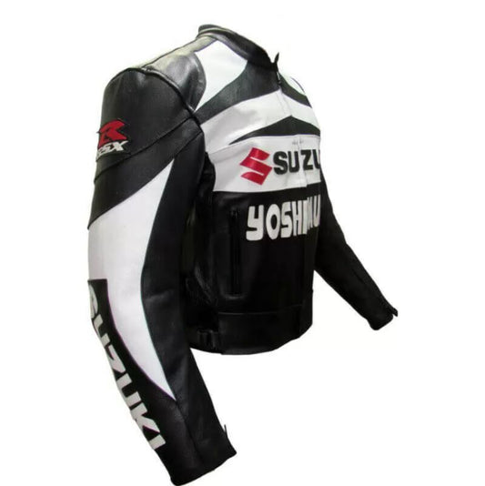 GSXR Suzuki Yoshimura Motorcycle Racing Leather Jacket