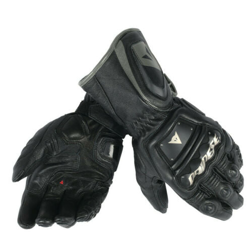 DAG 016 Full Metal D6 Motorbike Black/Gray Motorcycle Gloves