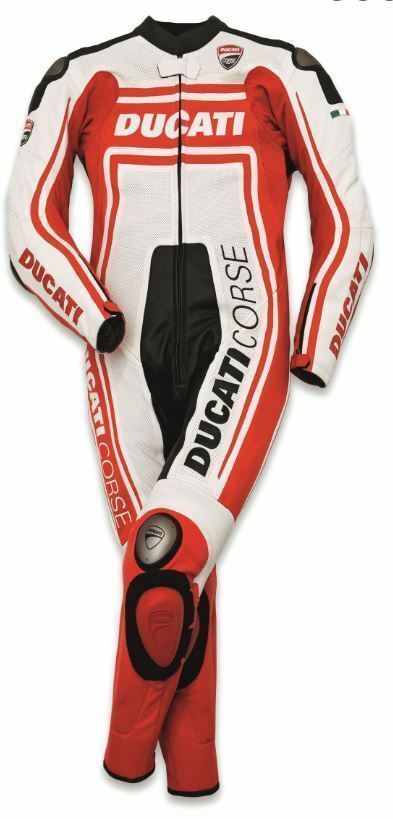 DAS 073 Ducati Corse Motorcycle Leather Suit One Piece