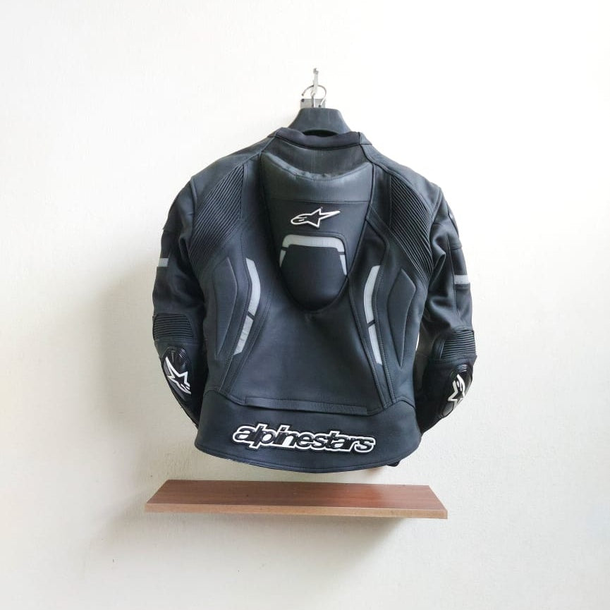 Damoto Celer Black Motorcycle Leather Jacket