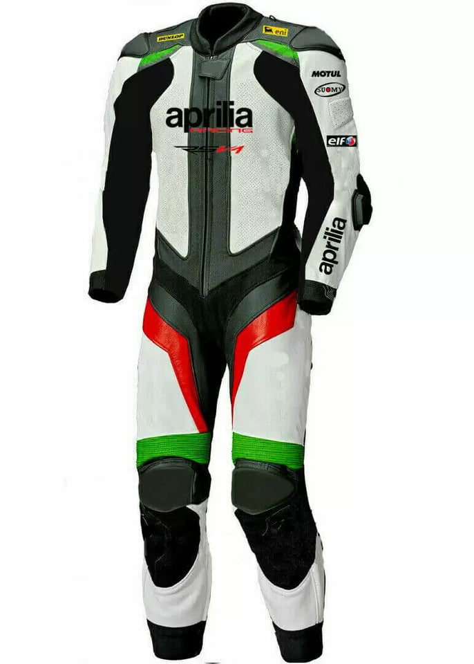 Aprilia RSV4 Motorcycle Racing Leather Suit