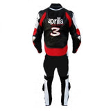 Custom Aprilia Racing Motorcycle Leather Suit